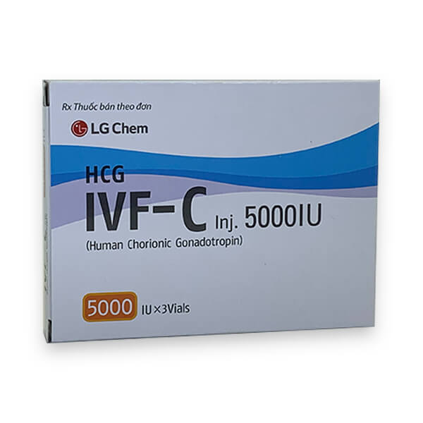 IVF-C 5000IU Human Chorionic Gonadotropin-5000IU LG Chem (H/3lọ+3o) Date 09/2027