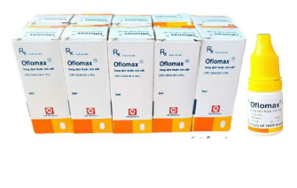 Oflomax Ofloxacin 0.3% Quang Minh (Cọc/10lọ/5ml) Date 11/2027