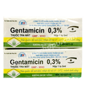 [T03267] Gentamicin 0.3% nhỏ mắt Hà Nội (Cọc/10lọ/5ml) date 09/2027