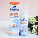 [T03269] Sterimar Blocked Nose Baby Xịt Muối Biển TE Cá Heo Cam Fumoze (Lọ/50ml) Date 05/2027