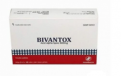 Bivantox Acid alpha lipoic 600mg TW1 Phabaco (H/30v) Date 11/2026