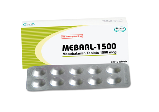 Mebaal Mecobalamin 1500mcg Ấn Độ (H/30v) date 11/2027