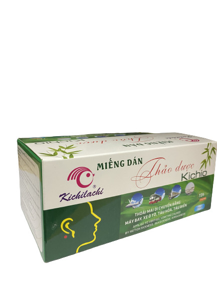 Kichio Dán say xe thảo dược Kichilachi (H/24 miếng) Date 04/2027