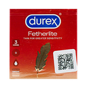 [T04112] Bao cao su Durex Fetherlite Lông Gà Vàng Thái Lan (H/3c)