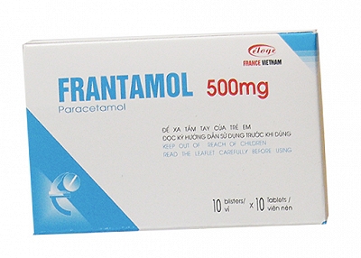  Frantamol Paracetamol 500mg Eloge France (H/100v) Date 03/2027