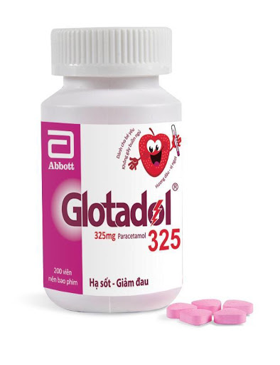Glotadol Paracetamol 325mg Abbott (Lọ/200v) Date 06/2027
