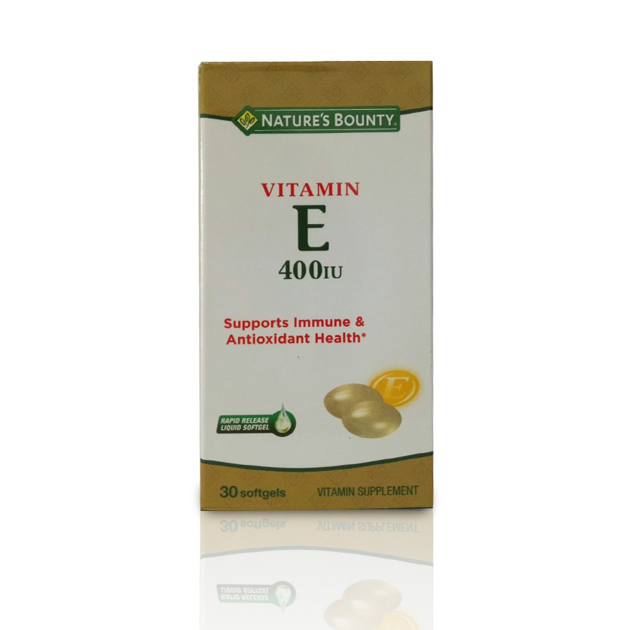 Vitamin E 400IU Nature’s Bounty Mỹ (Lọ/30v) 