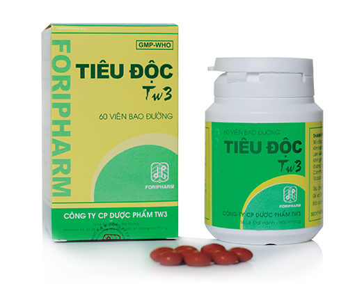 Tiêu độc TW3 Foripharm (Lọ/60v) Date 07/2027