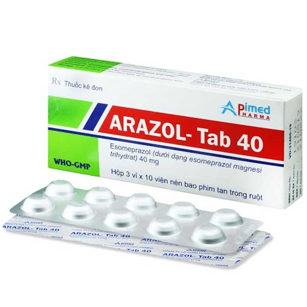 Arazol Esomeprazol 40mg Apimed (H/30v) Date 02/2027