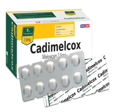 Cadimelcox Meloxicam 7.5mg USP (H/100v) Date 09/2027