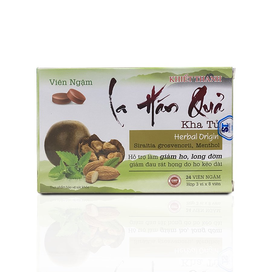 Kẹo ngậm La Hán Quả Kha Tử Akopha (H/24v)