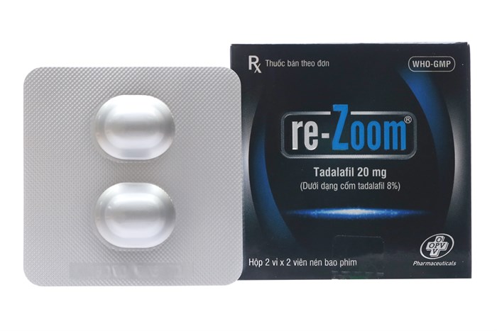 Re Zoom Tadalafil 20mg Opv (H/4v) Date 05/2027