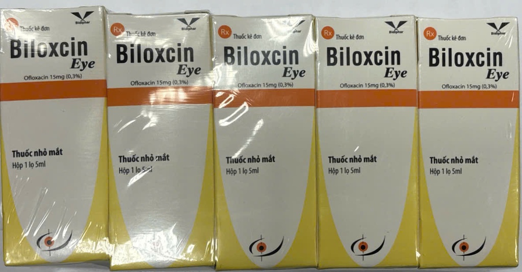 Biloxcin Eye Ofloxacin 0.3% Bình Định (Cọc/10c/5ml) 