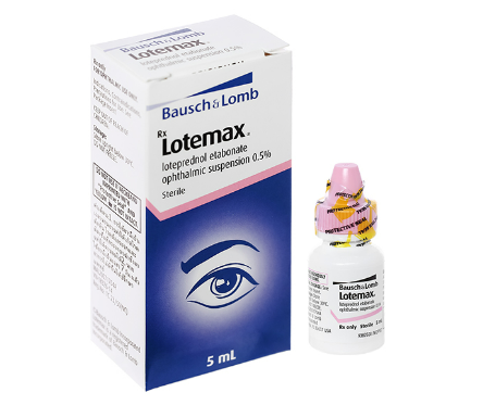 Lotemax Loteprednol 0.5%  nhỏ mắt USA (Lọ/5ml) date 12/2026