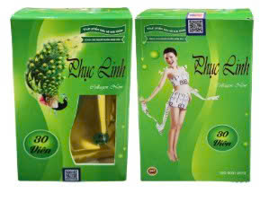Giảm Cân Phục Linh Collagen New Con Công  (H/30v)