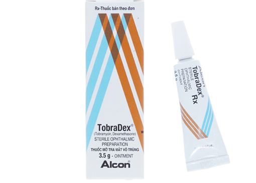 Tobradex mỡ mắt Alcon (Tuýp/3.5g) Date 09/2027