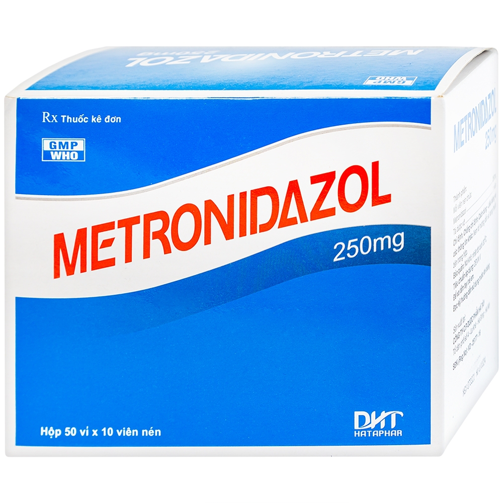 Metmoon Metronidazol 250mg Hà tây (H/500v)