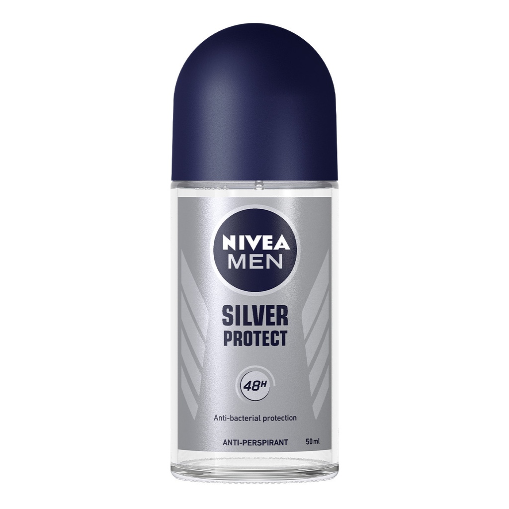 Nivea Men Silver Protect Lăn Khử Mùi Nam (Lọ/50ml)