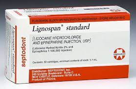 Lignospan standard Lidocaine 36mg Pháp (H/50o/1.8ml)