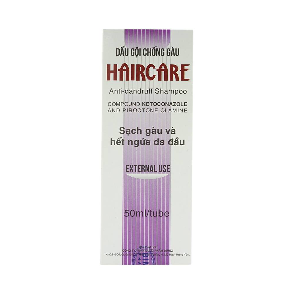 Haircare dầu gội trị gàu Bimex (Tuýp/50ml)