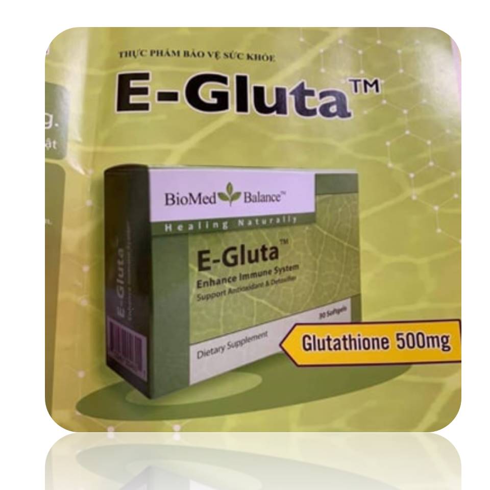E-Gluta Glutathione 500mg BioMed Balance (H/30v) date 01/2026