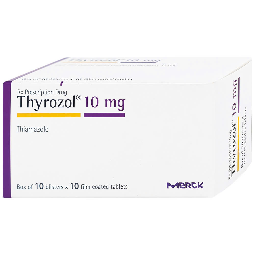 [T06378] Thyrozol 10mg Merck (H/100v)