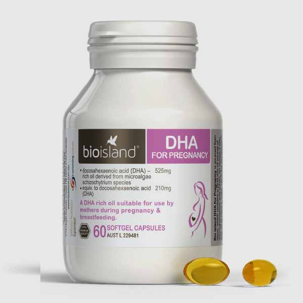 [T06392] DHA dành cho bà bầu Bioisland Úc (Lọ/60v)