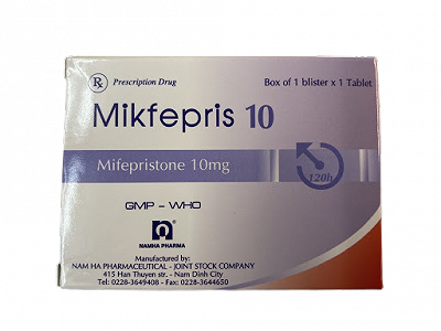 [T06561] Mifepristone 10mg tránh thai khẩn cấp 120h Nam Hà (Cọc 10h/1v)