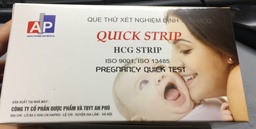 [T06572] Que thử thai Quickstrip HCG Strip An Phú (H/24 que) Date 08/2027