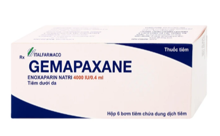 [T06762] Gemapaxane Enoxaparin natri 4000IU/0.4ml tiêm Ý (H/6bơm) date 10/2027