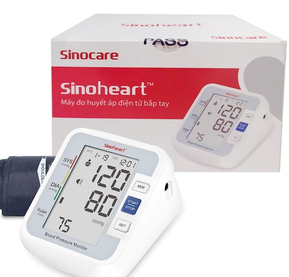 [T06943] Máy đo huyết áp bắp tay điện tử Sinocare BA-801 (H/1c)