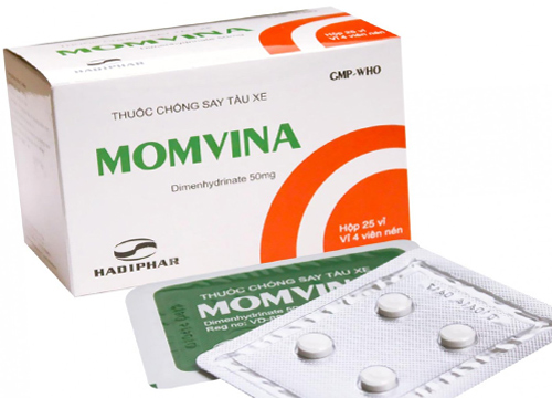 [T07064] Momvina dimenhydrinate 50mg Hà Tĩnh (H/100v) Date 08/2026