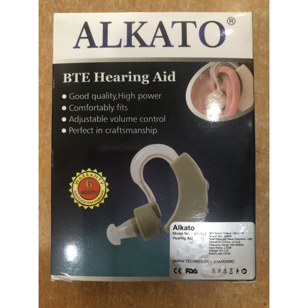 [T07645] Alkato máy trợ thính vành tai  JH-113 (H/1c)