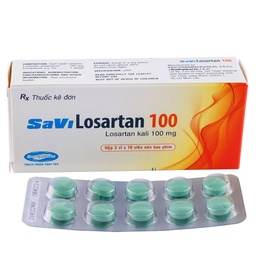 [T07786] Savi Losartan 100mg SaVipharm (H/30v) Date 01/2027