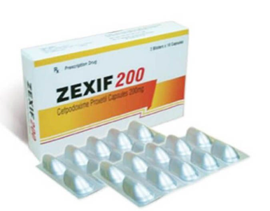 [T09882] Zexif cefpodoxime 200mg Ấn Độ (H/10v) Date 11/2027