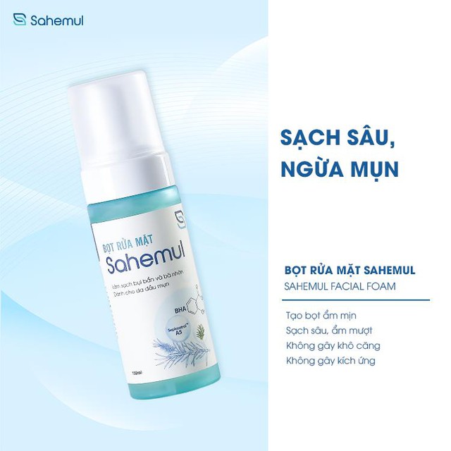 [T10270] Bọt rửa mặt Sahemul (Chai/150ml)