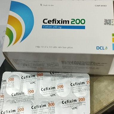 [T11244] Cefixim 200mg Pharimexco Cửu Long (H/100v) Hộp To