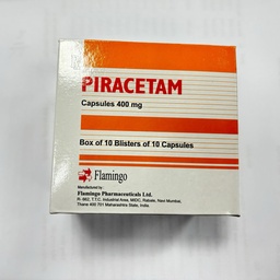 [T11721] Piracetam 400mg Flamingo Ấn Độ (H/100v) date 06/2027