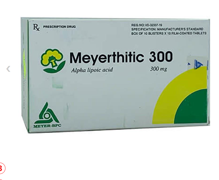 [T12168] Meyerthitic 300mg Meyer BPC (H/100v)