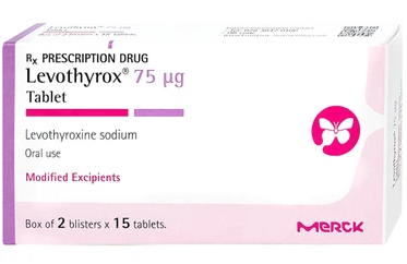 [T12852] Levothyrox Levothyroxine 75µg Merck (H/30v) Date 10/2026