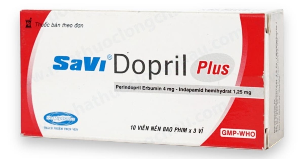 [T13391] SaVi Dopril Plus Perindopril erbumin 4mg Savipharm ( H/30v)