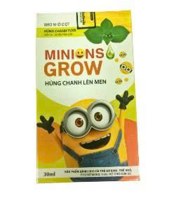 [T13519] Minions Grow tinh dầu húng chanh lên men Fanmec (Lọ/30ml)