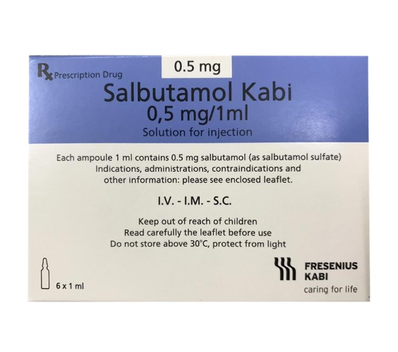 [T13745] Salbutamol Kabi 0,5mg/1ml Fresenius Kabi (H/6o/1ml)