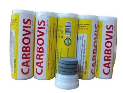 [T13890] Than Hoạt Tính Carbovis Đại Y (Tuýp/15v) Date 05/2027