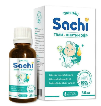 [T13964] Tinh dầu tràm khuynh diệp Sachi Trường Sơn (Lọ/30ml)
