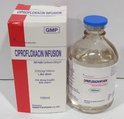 [T13988] Dịch Truyền Ciprofloxacin Infusion 200mg Trung Quốc (Lọ/100ml) Date 01/2027