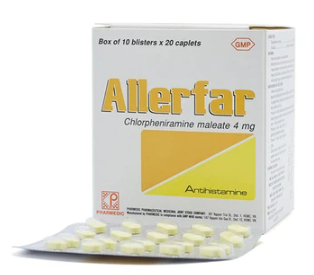 [T14045] Allerfar 4mg Clorpheniramin Pharmedic (H/200v)