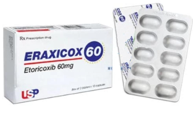 [T14068] Eraxicox 60 Etoricoxib 60mg USP ( H/30v)