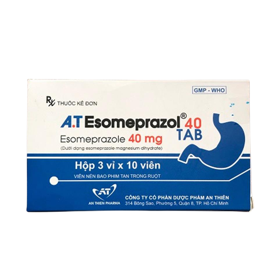 [T14335] A.T Esomeprazol 40mg An Thiên (Hộp/30v) Date 05/2026