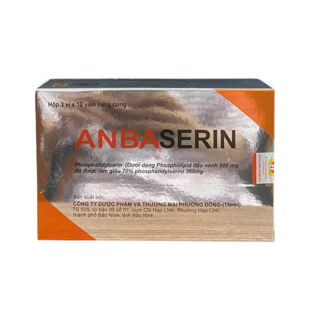 [T14414] Anbaserin 350mg Phương Đông  (Hộp/30v) Date 06/2027